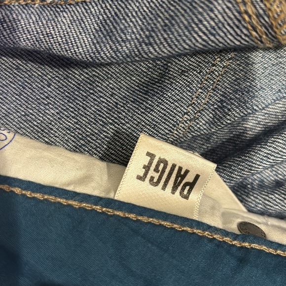 PAIGE Women's Dark Blue Skinny Jeans - Picture 7 of 8